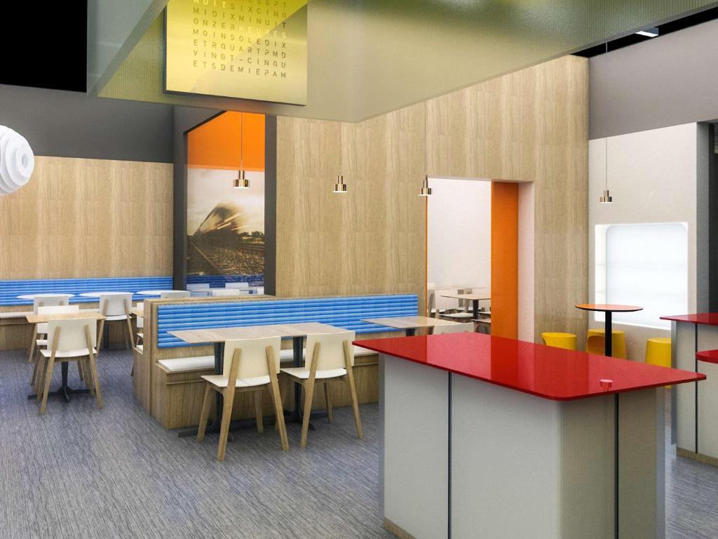 Kuchyň nebo kuchyňský kout v ubytování Ibis Styles Mulhouse Centre Gare
