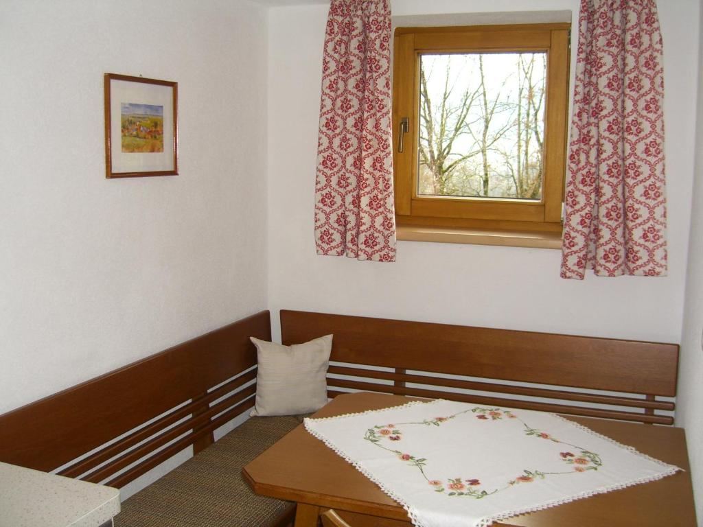 Posezení v ubytování Gästehaus Hofer