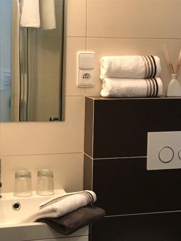Koupelna v ubytování Apartmán Innova