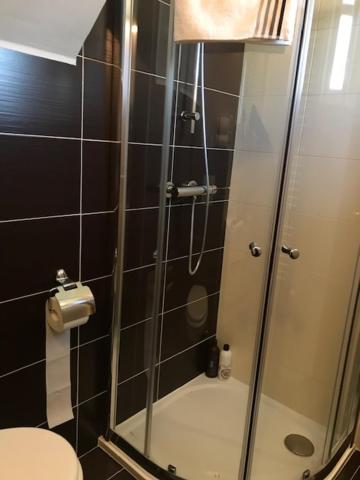 Koupelna v ubytování Apartmán Innova