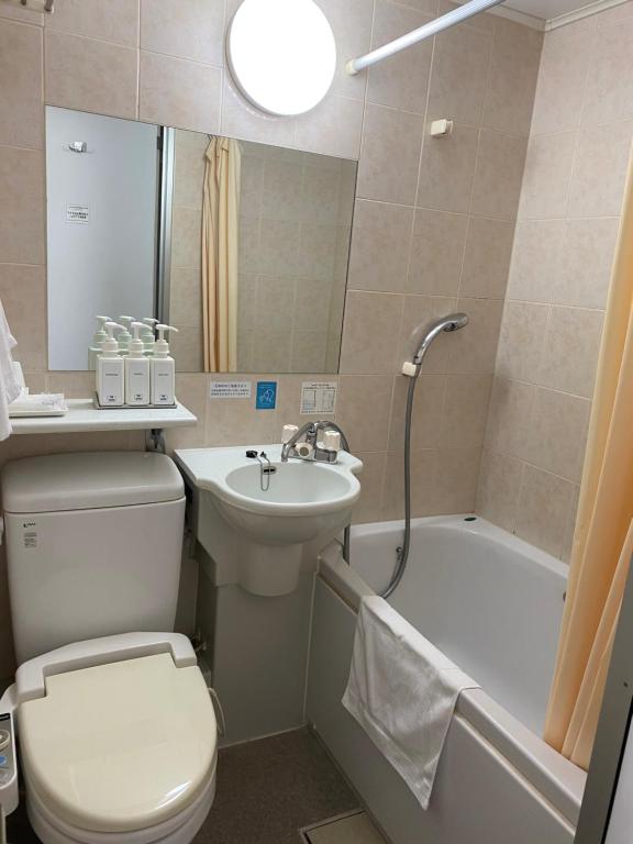 Koupelna v ubytování 3s HOTEL HIRATSUKA