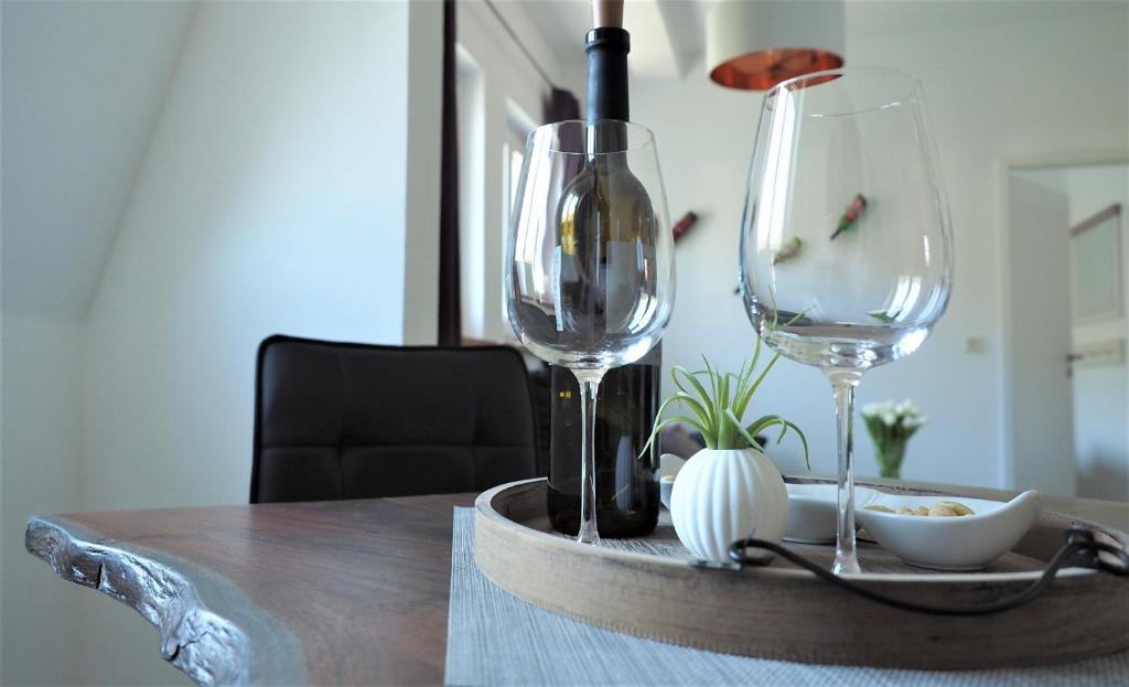 Nápoje v ubytování Ferienhaus Maja