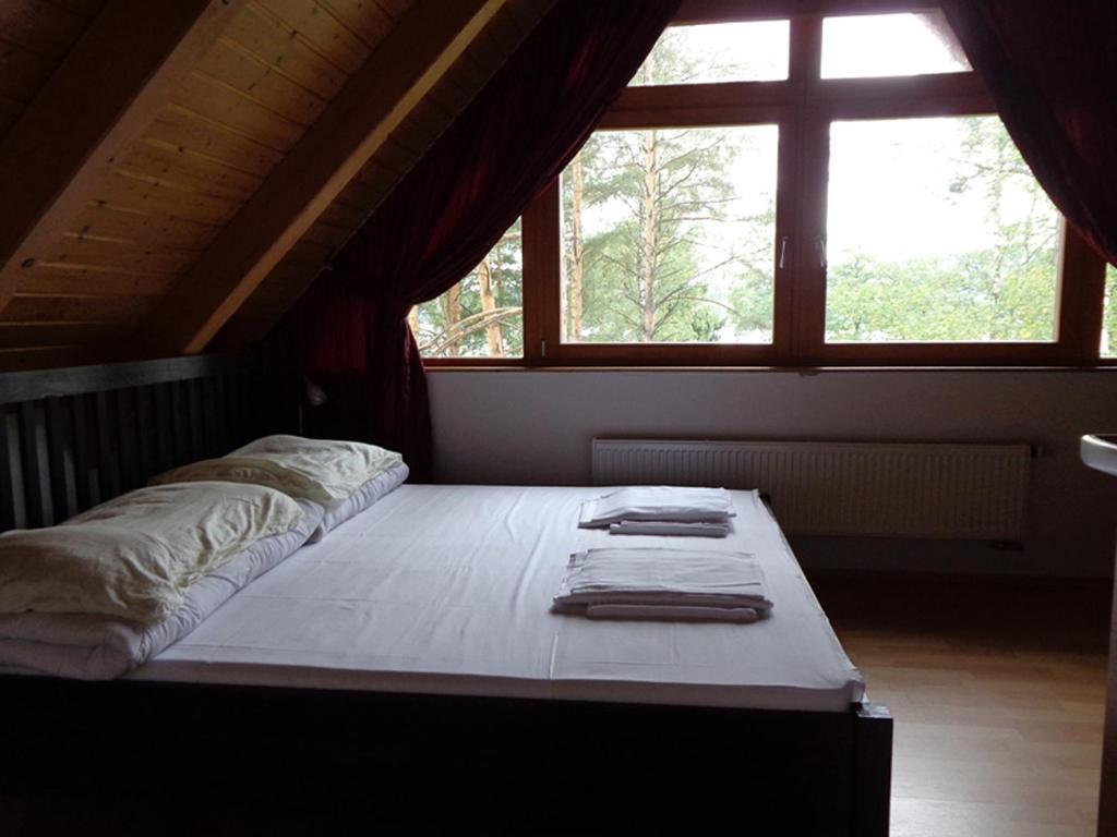 Postel nebo postele na pokoji v ubytování Lipno Lake Apartment