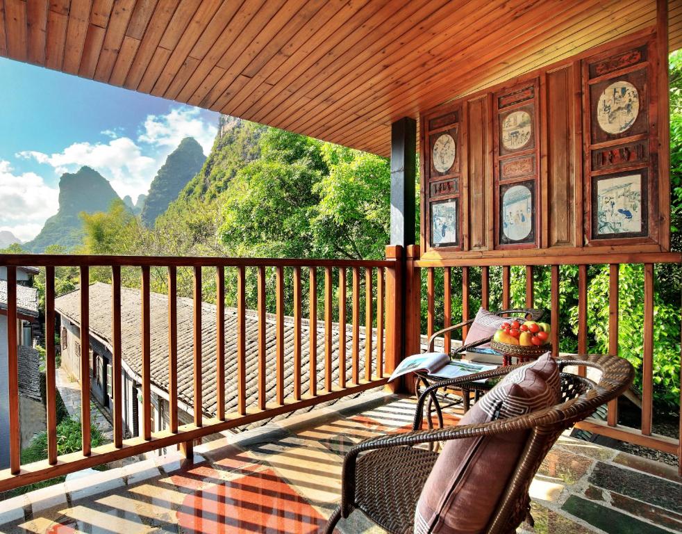 Yangshuo Mountain Retreat - Vista Posteriore Gemella