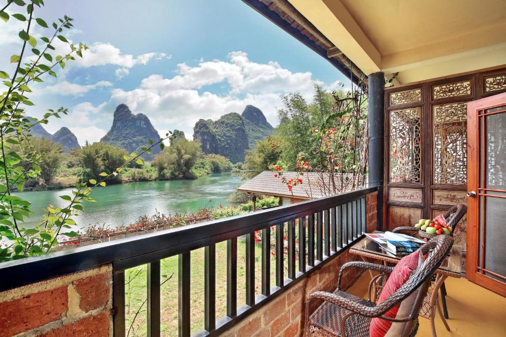 Yangshuo Mountain Retreat - River View Letto Gemello Superiore