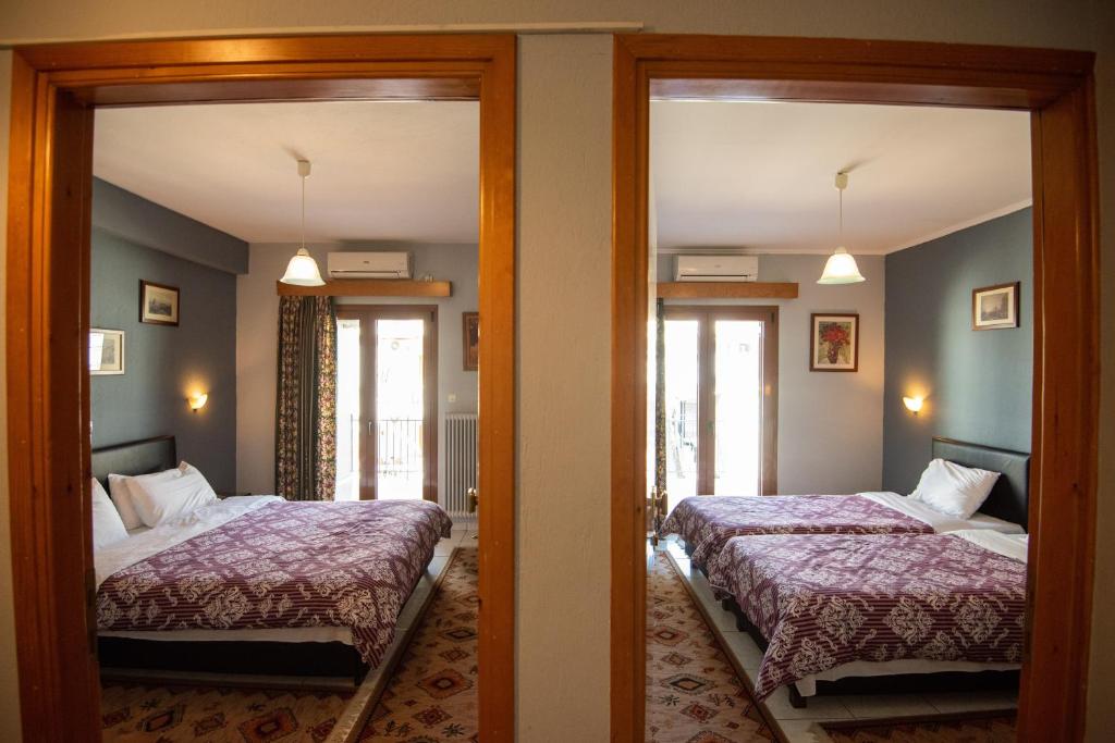 Voodi või voodid majutusasutuse Domus Inn toas