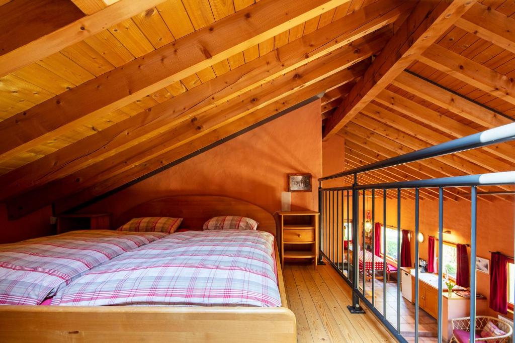 Postel nebo postele na pokoji v ubytování Villa Waldeslust