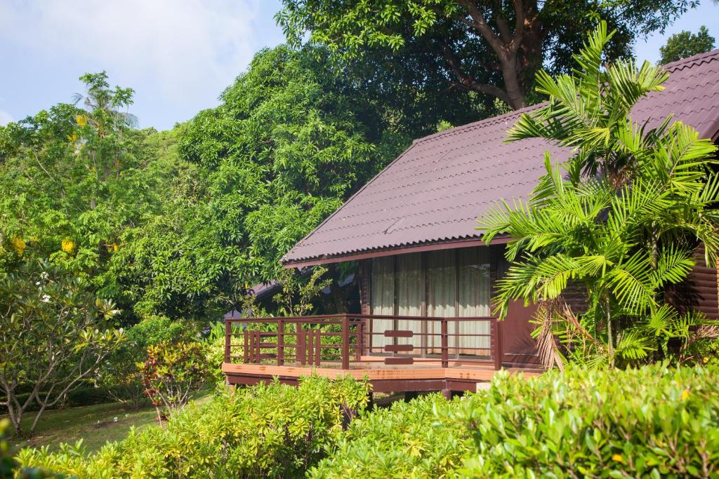 A garden outside Phi Phi Natural Resort
