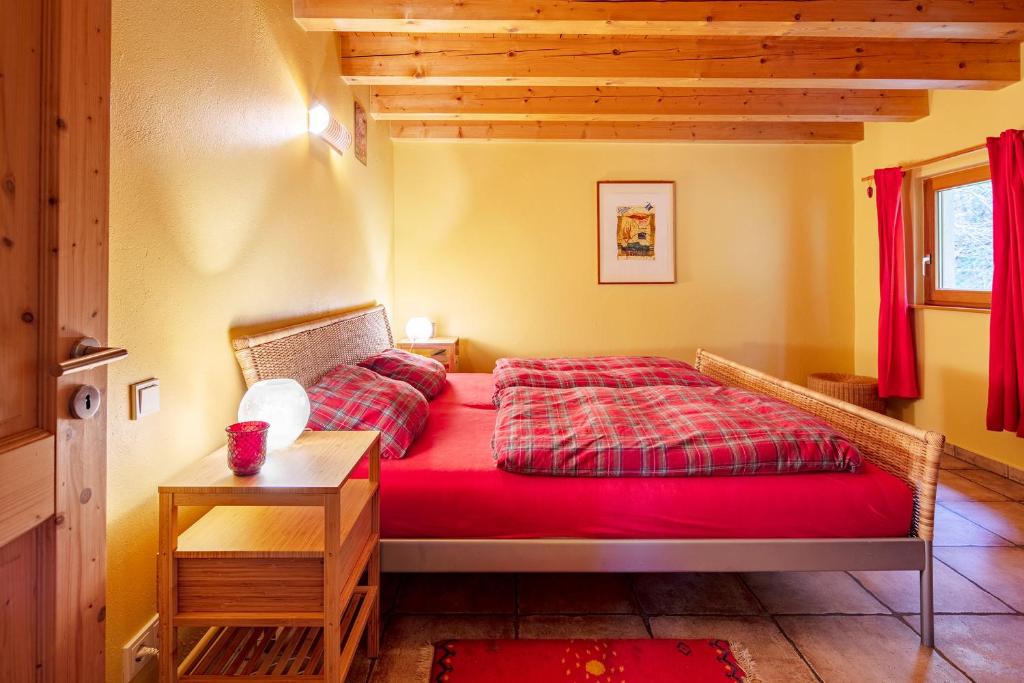 Postel nebo postele na pokoji v ubytování Villa Waldeslust