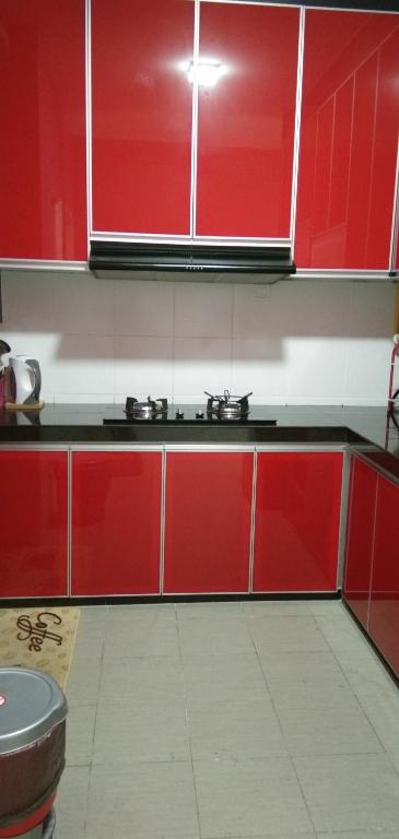 Kuchyň nebo kuchyňský kout v ubytování Mintsuite homestay