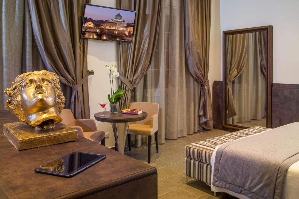 Postel nebo postele na pokoji v ubytování Hearth Hotel