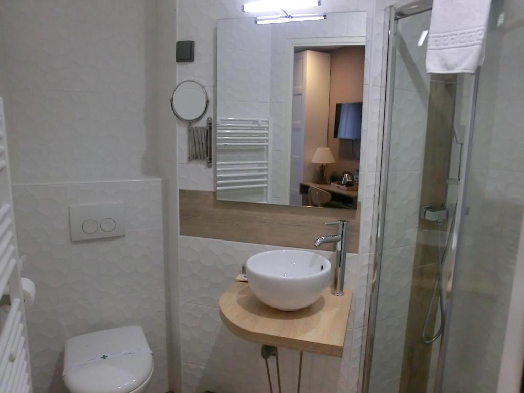 Koupelna v ubytování Hotel Sur Le Quai