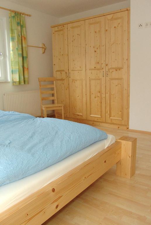 Posteľ alebo postele v izbe v ubytovaní Ferienhaus Enterberg