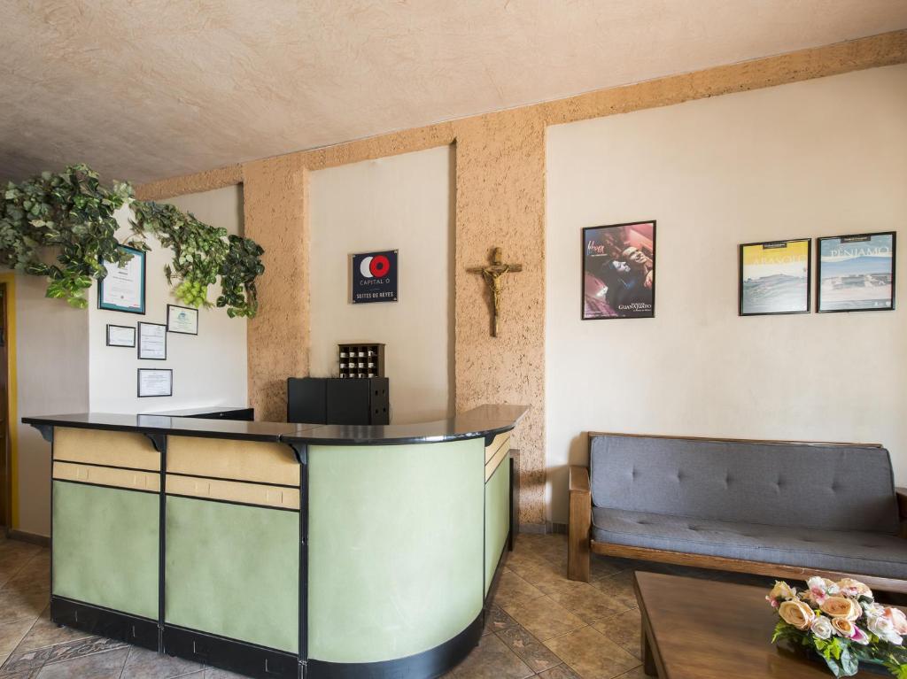Posezení v ubytování Suites de Reyes