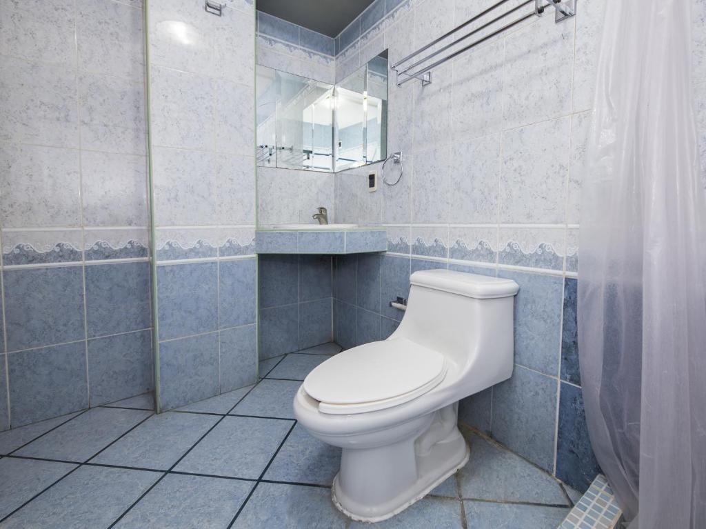 Koupelna v ubytování Suites de Reyes