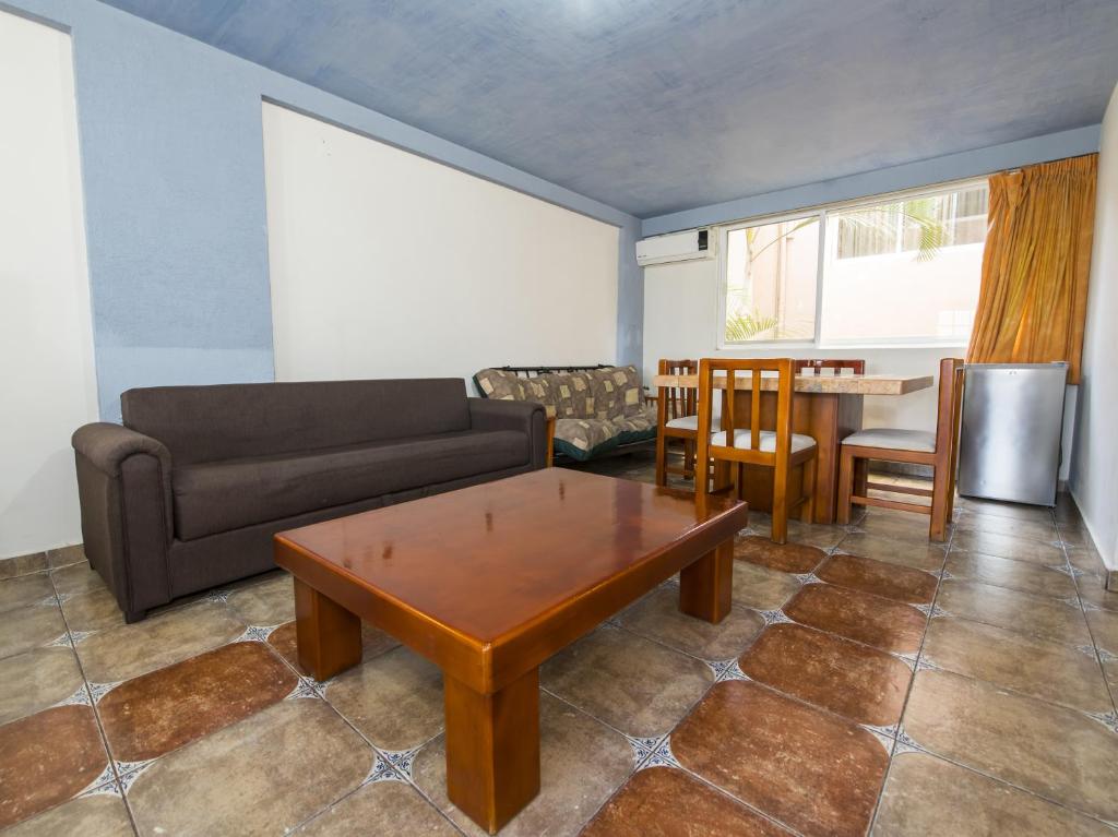 Posezení v ubytování Suites de Reyes