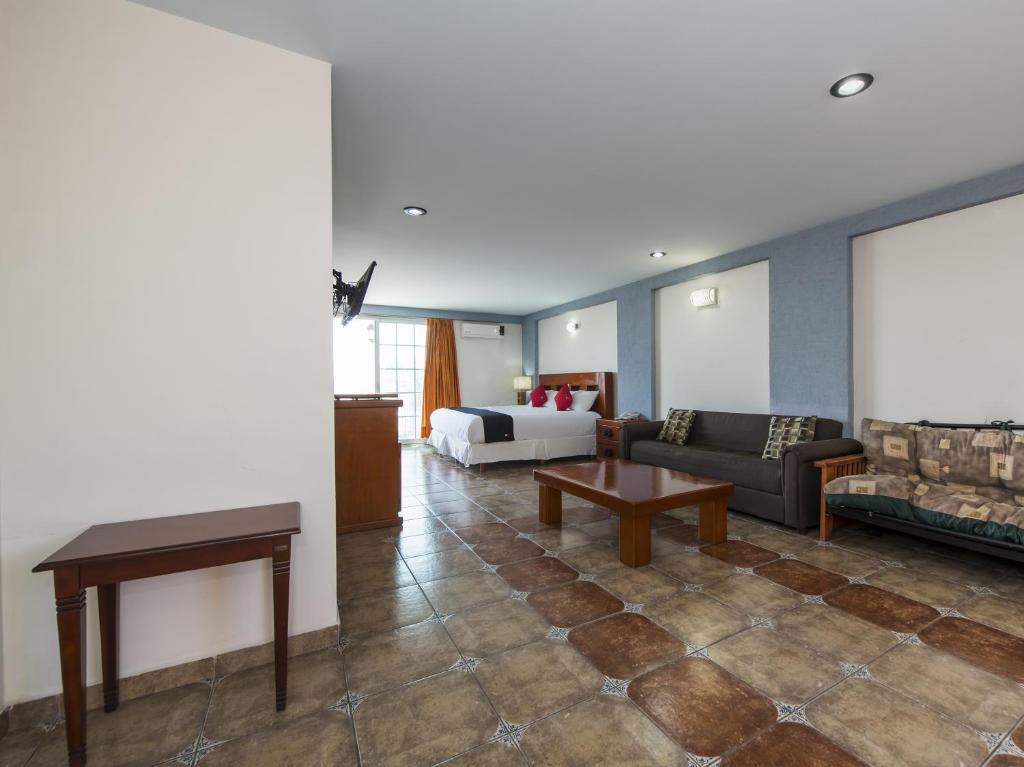 Posezení v ubytování Suites de Reyes