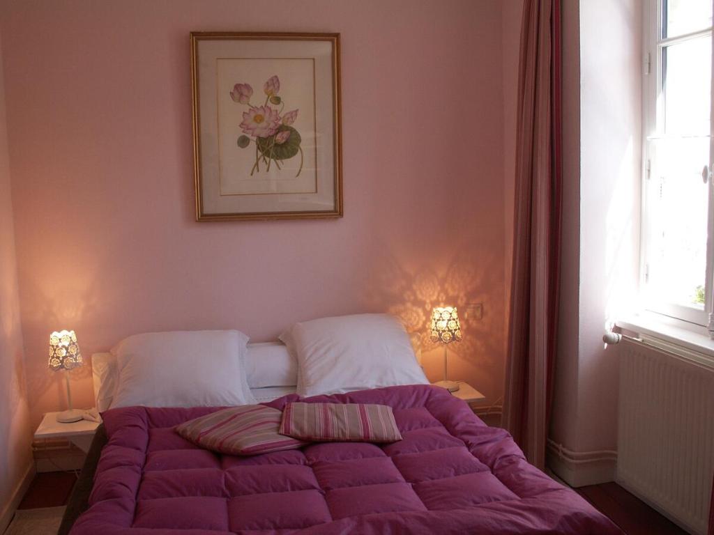 Postel nebo postele na pokoji v ubytování Dodo et tartines B&B
