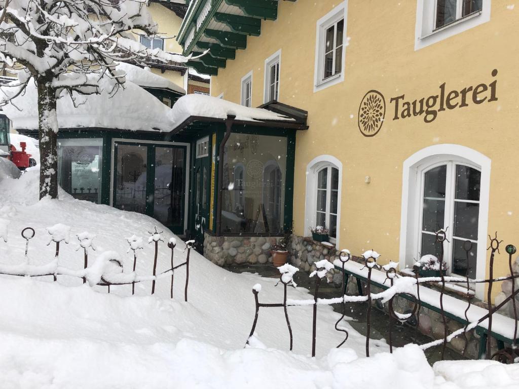 Tauglerei Appartement Enzian in den Zauberbergen v zimě