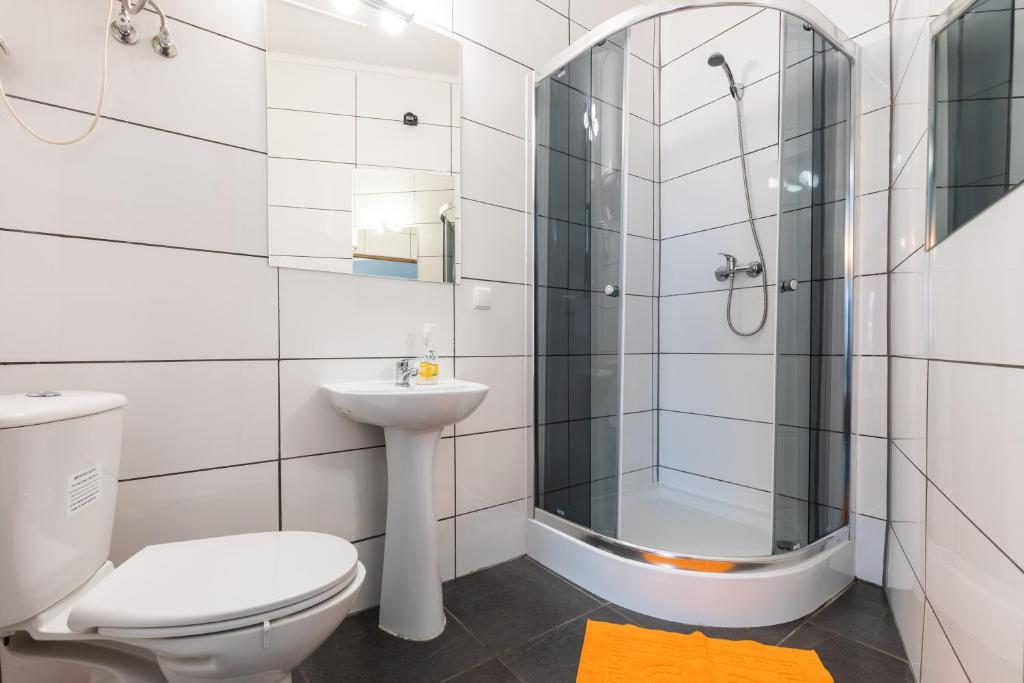 Kúpeľňa v ubytovaní Top Hostel Pokoje Gościnne