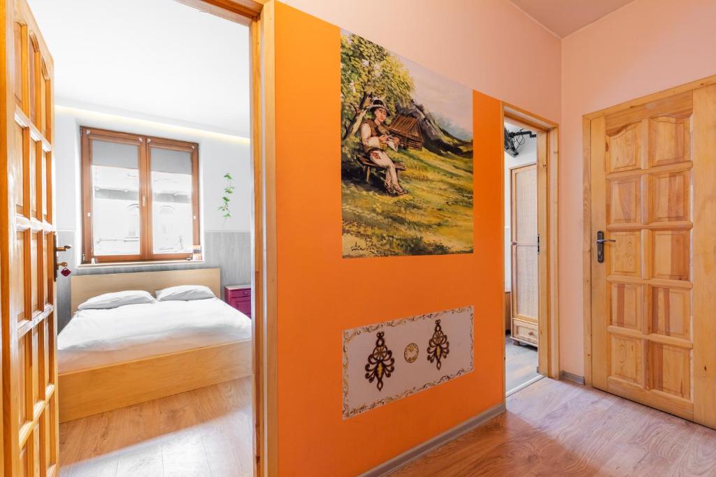 Posteľ alebo postele v izbe v ubytovaní Top Hostel Pokoje Gościnne
