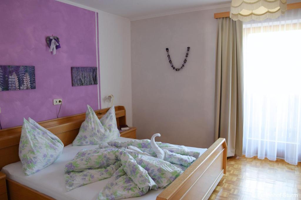 Postel nebo postele na pokoji v ubytování Ferienhof Sturm