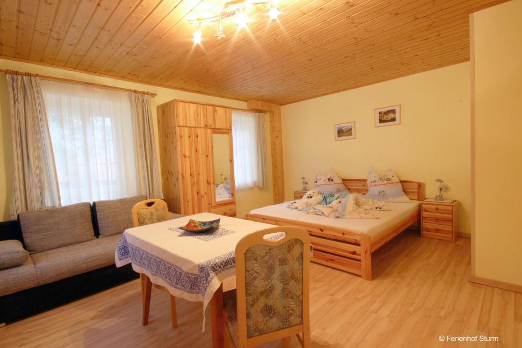 Posezení v ubytování Ferienhof Sturm