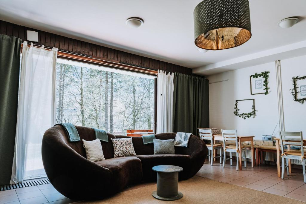 Posezení v ubytování TUBA Apartments