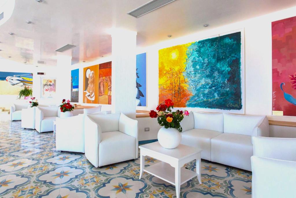 Posezení v ubytování Hotel Ferretti