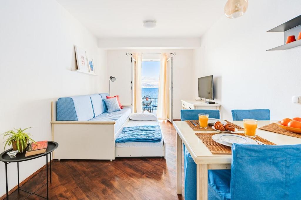Posezení v ubytování Sutivan Best Apartments