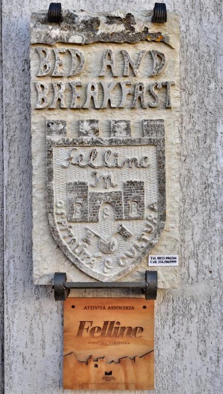 Certifikát, hodnocení, plakát nebo jiný dokument vystavený v ubytování Felline In Bed&Breakfast Dimora di Charme el Salento