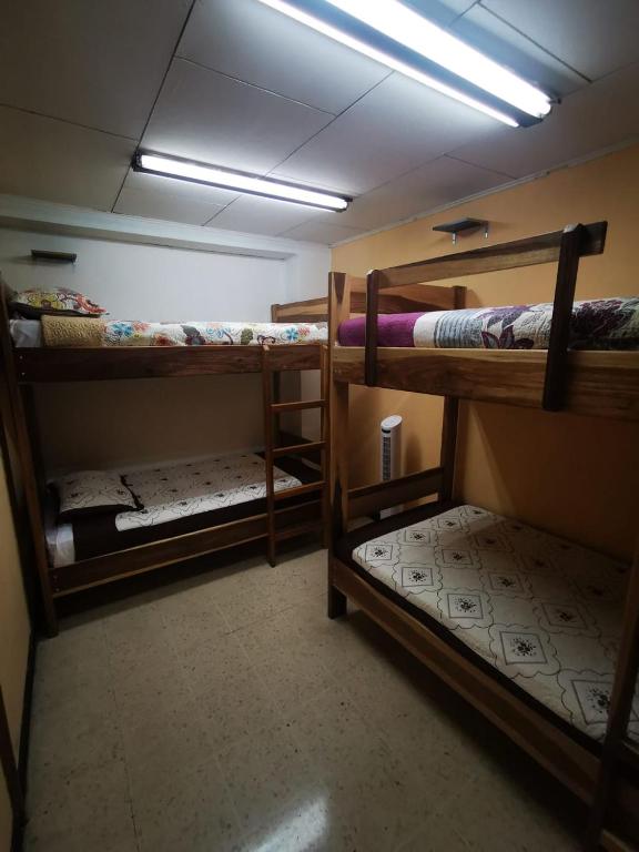 Palanda nebo palandy na pokoji v ubytování Toucan Hostel