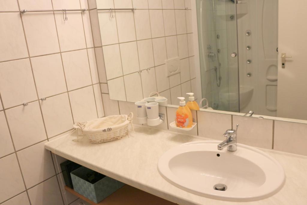 Koupelna v ubytování Rosenalm Scheidegg Apartment 256