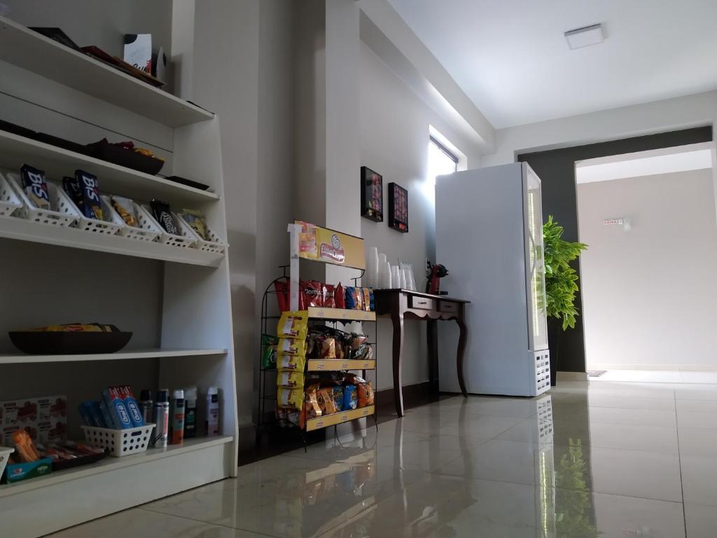 Kuchyň nebo kuchyňský kout v ubytování Sleep Hotel