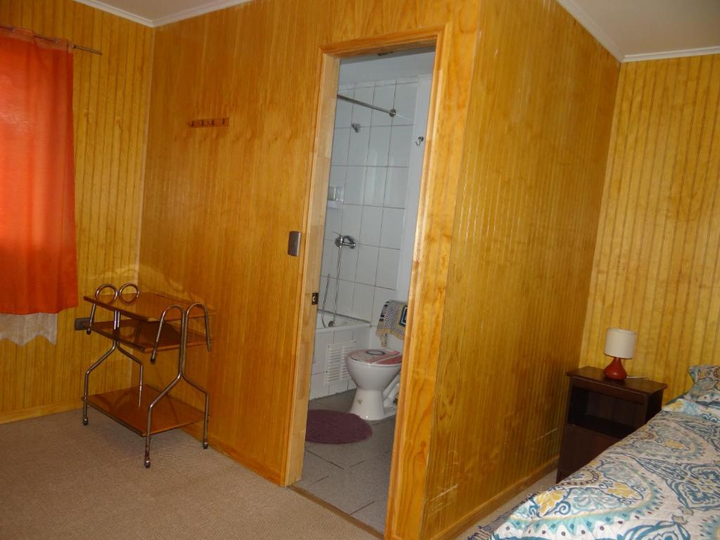 Koupelna v ubytování Hostal Santa Fe