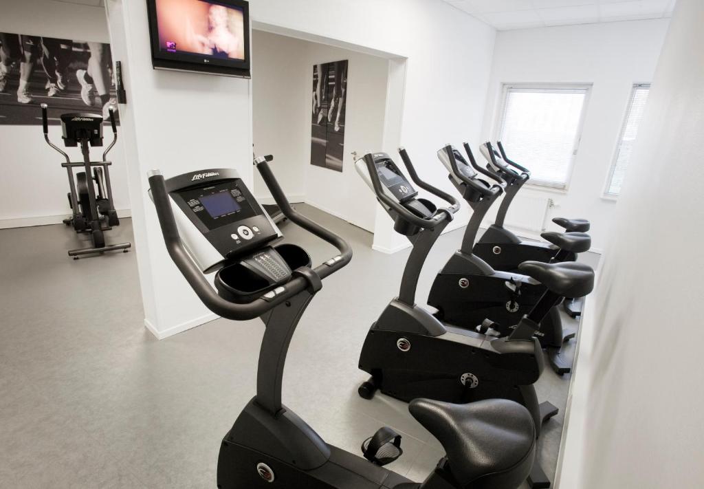 Fitness centrum a/nebo fitness zařízení v ubytování Landgoed Lauswolt
