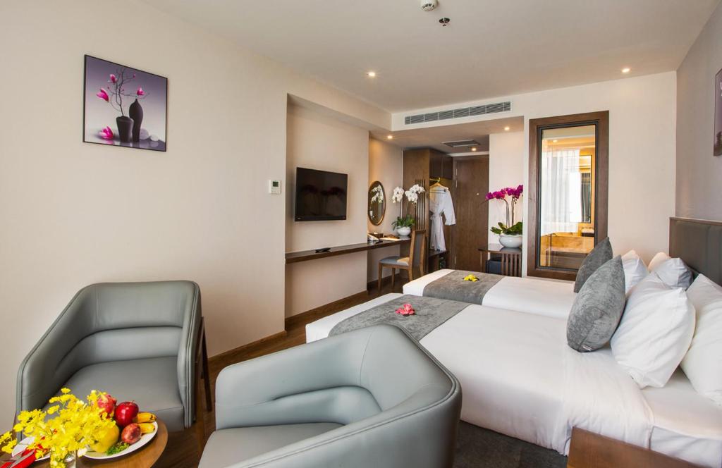 Phòng Deluxe Giường Đôi/2 Giường Đơn Nhìn Ra Thành Phố