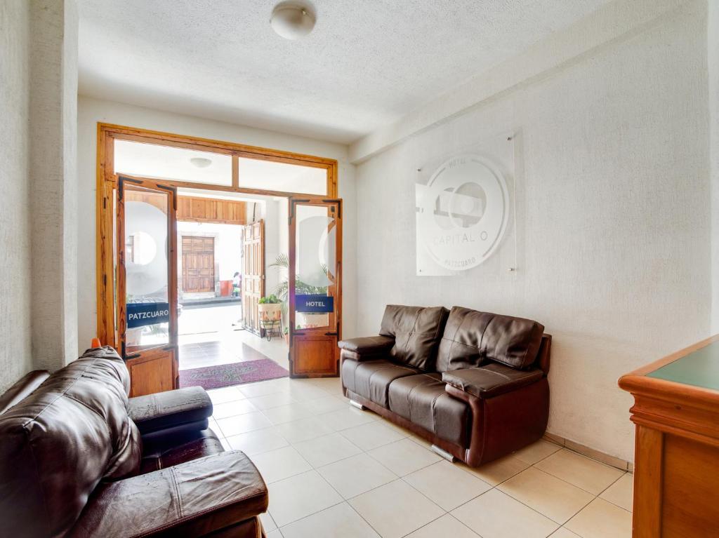 Posezení v ubytování Hotel Patzcuaro
