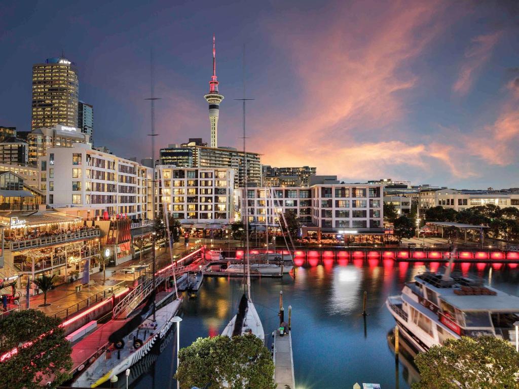 Nespecifikovaný výhled na destinaci Auckland nebo výhled na město při pohledu z hotelu