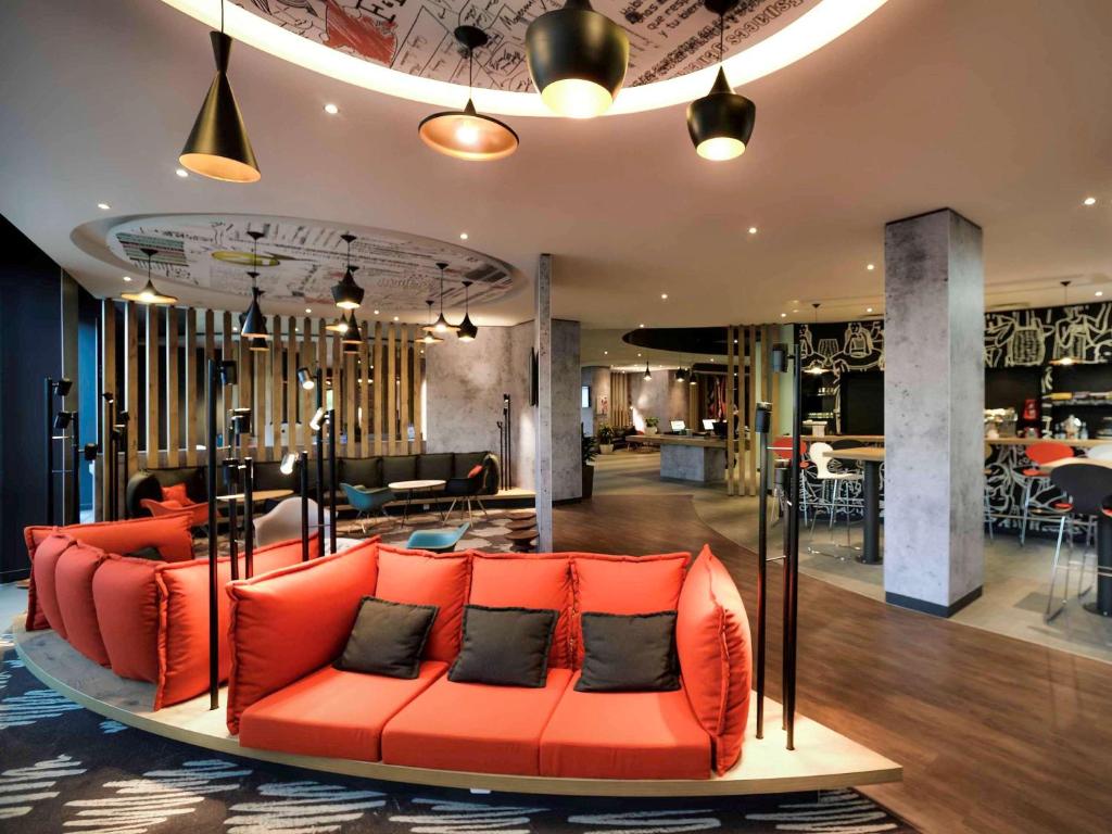 
The lobby or reception area at ibis Moscow Dynamo
