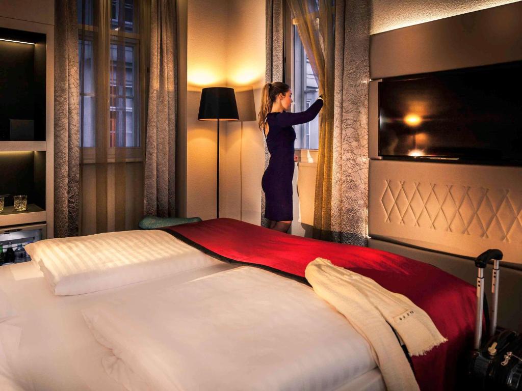 Postel nebo postele na pokoji v ubytování Mercure Vienna First
