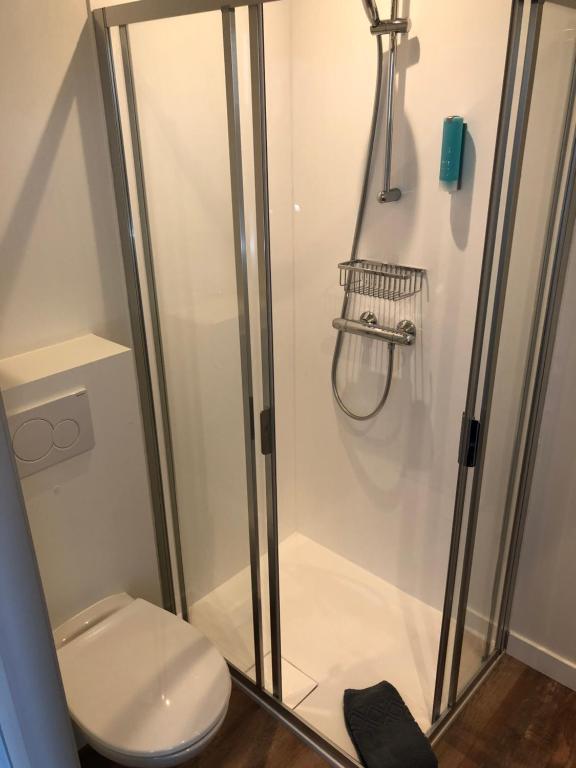 Koupelna v ubytování Hotel Asiris