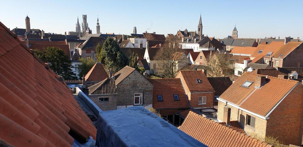 Nespecifikovaný výhled na destinaci Bruggy nebo výhled na město při pohledu z hotelu