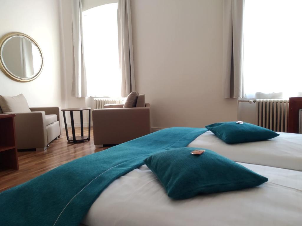 Postel nebo postele na pokoji v ubytování Gästehaus Residenz Lapeiner