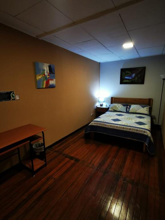 Postel nebo postele na pokoji v ubytování Toucan Hostel