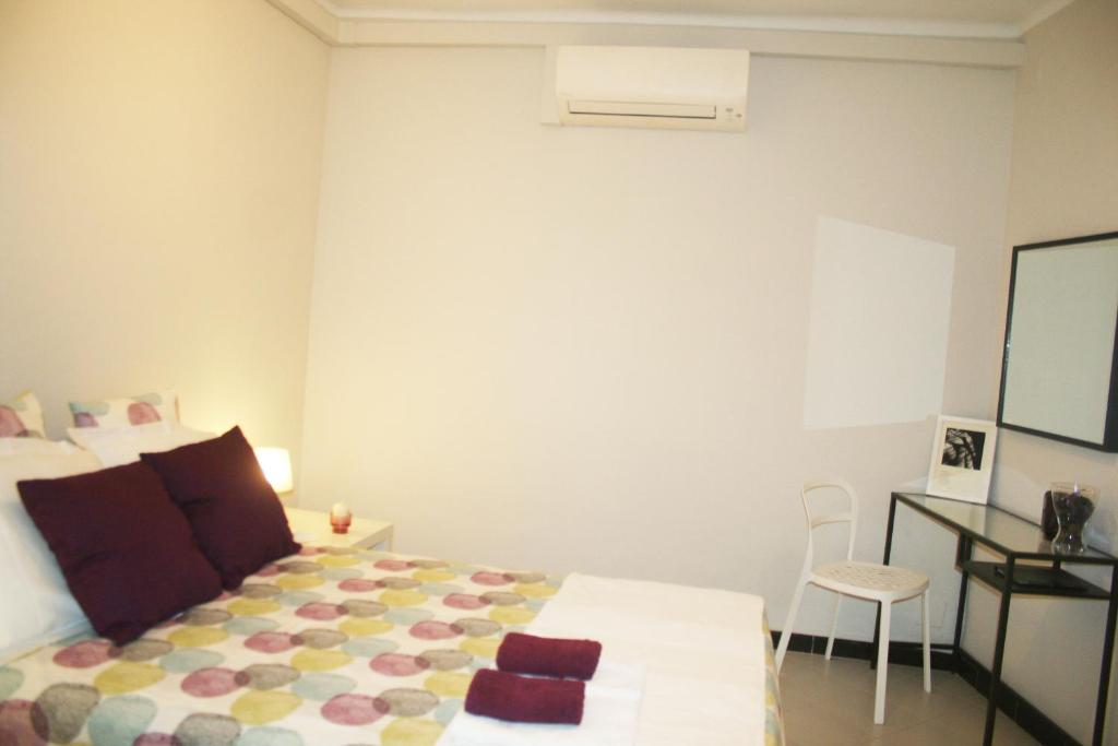 Posteľ alebo postele v izbe v ubytovaní Apartment Carrer Lepant