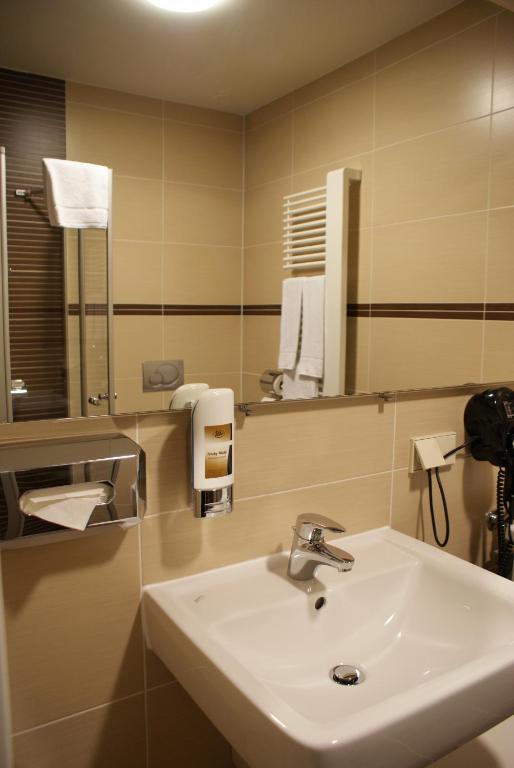 Koupelna v ubytování Aparthotel Am Schloss