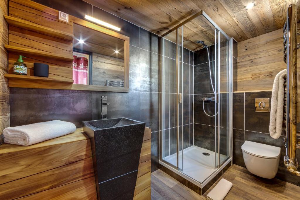 Koupelna v ubytování Appartement d'exception Tignes