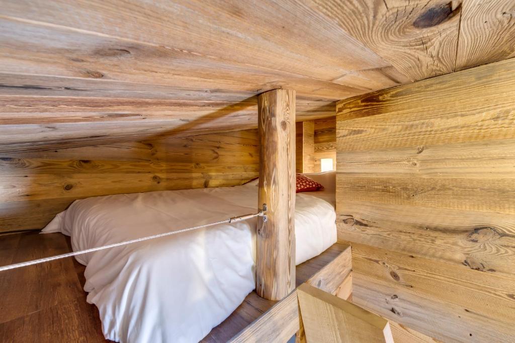 Postel nebo postele na pokoji v ubytování Appartement d'exception Tignes