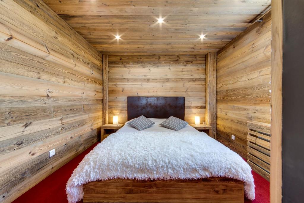 Postel nebo postele na pokoji v ubytování Appartement d'exception Tignes